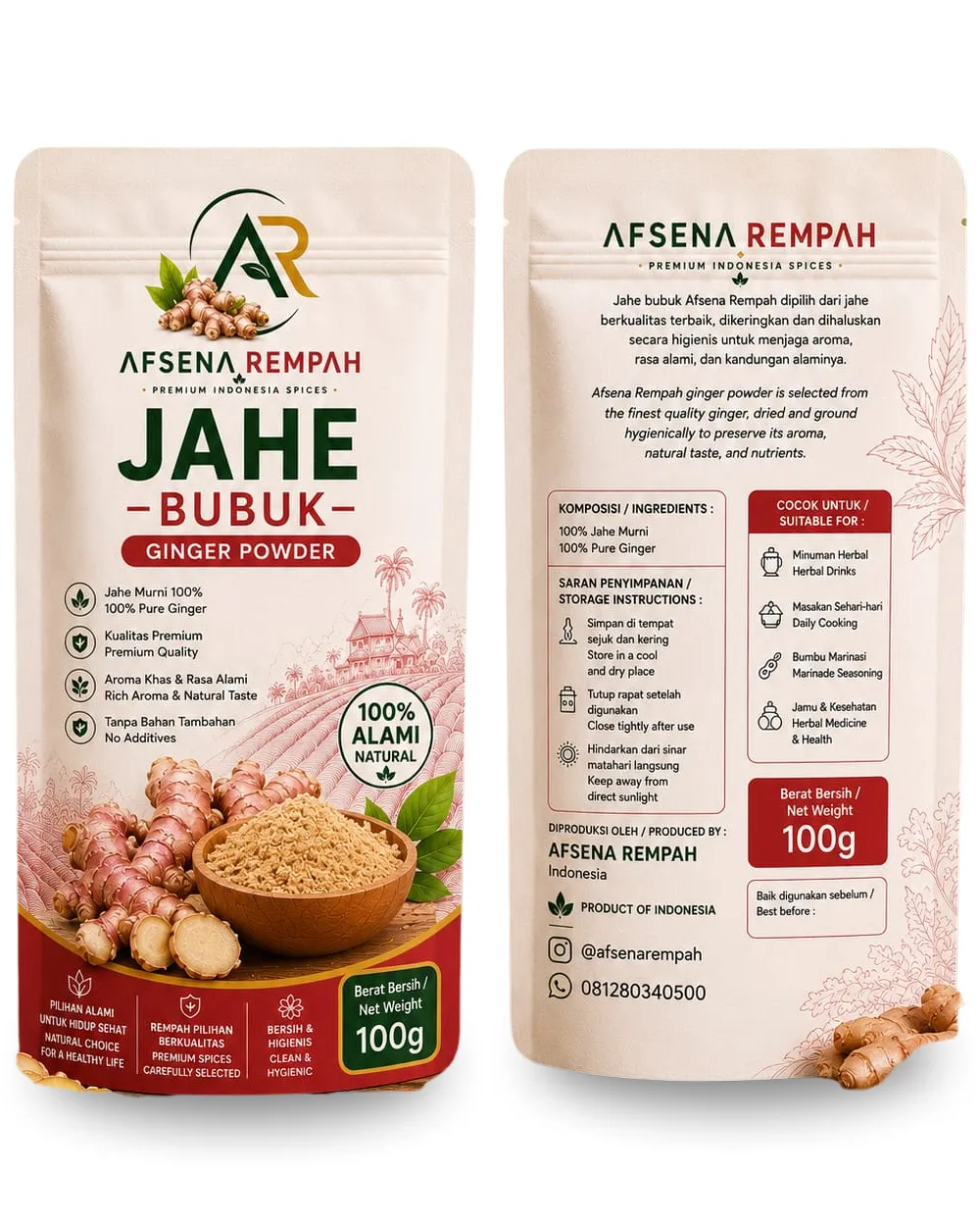 Jahe Bubuk — Ginger Powder