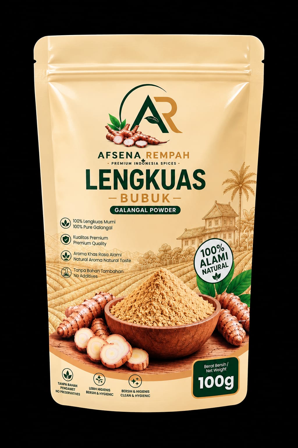 Lengkuas Bubuk — Galangal Powder