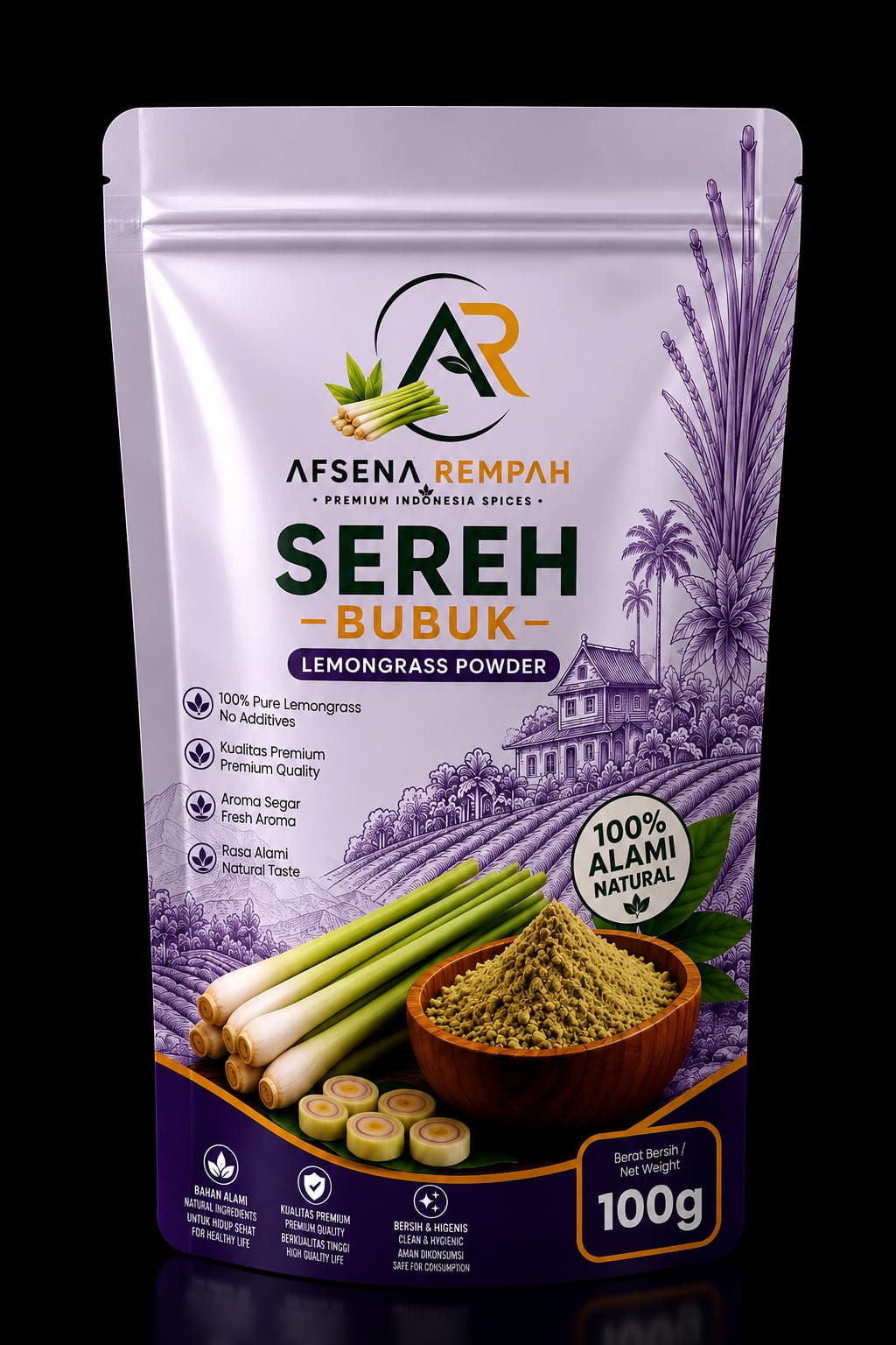 Sereh Bubuk — Lemongrass Powder